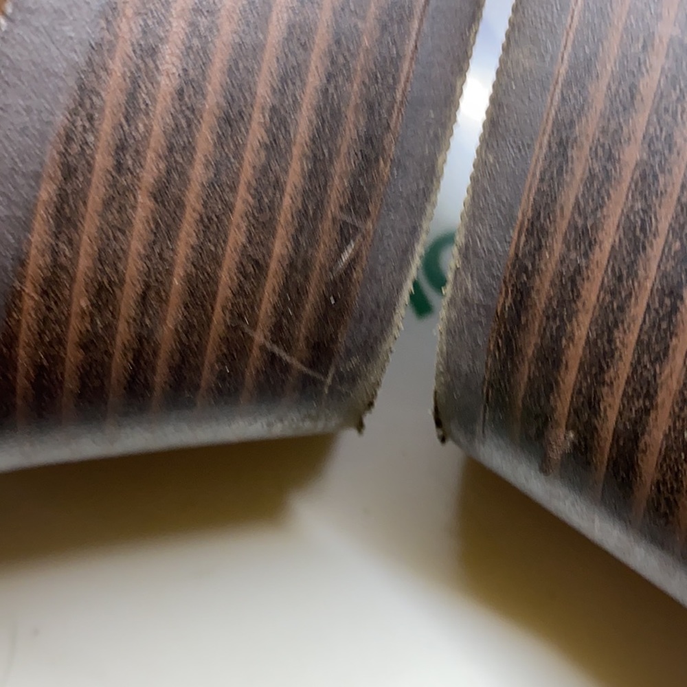 Deep Brown ankle boots( light from overhead lamp distorts the color) - Picture 3 of 10